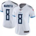 Wholesale Cheap Nike Titans #8 Marcus Mariota White Women's Stitched NFL Vapor Untouchable Limited Jersey