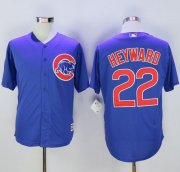 Wholesale Cheap Cubs #22 Jason Heyward Blue New Cool Base Stitched MLB Jersey