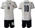 Wholesale Cheap Men 2020-2021 European Cup Italy away white 10 Soccer Jerseys