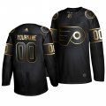 Wholesale Cheap Adidas Flyers Custom Men's 2019 Black Golden Edition Authentic Stitched NHL Jersey