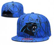 Wholesale Cheap Panthers Team Logo Blue Adjustable Hat TX
