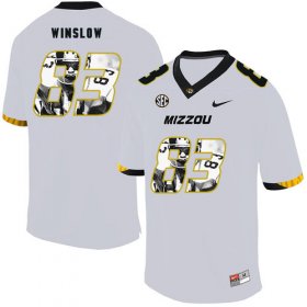 Wholesale Cheap Missouri Tigers 83 Kellen Winslow White Nike Fashion College Football Jersey