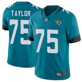 Wholesale Cheap Nike Jaguars #75 Jawaan Taylor Teal Green Alternate Men\'s Stitched NFL Vapor Untouchable Limited Jersey
