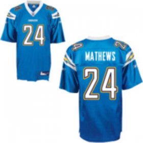 Wholesale Cheap Chargers Ryan Mathews #24 Stitched Baby Blue NFL Jersey
