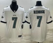 Men's Philadelphia Eagles #7 Haason Reddick White Vapor Untouchable Limited Stitched Jersey