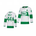 Wholesale Cheap Adidas Maple Leafs #44 Morgan Rielly White 2019 St. Patrick's Day Authentic Player Stitched Youth NHL Jersey