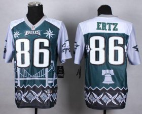 Wholesale Cheap Nike Eagles #86 Zach Ertz Midnight Green Men\'s Stitched NFL Elite Noble Fashion Jersey