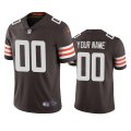 Wholesale Cheap Cleveland Browns Custom Men's Nike Brown 2020 Vapor Limited Jersey