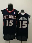 Wholesale Cheap Men's Atlanta Hawks #15 Al Horford Navy Blue Swingman Jersey