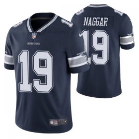 Wholesale Cheap Men\'s Dallas Cowboys #19 Chris Naggar Navy Vapor Limited Stitched Jersey