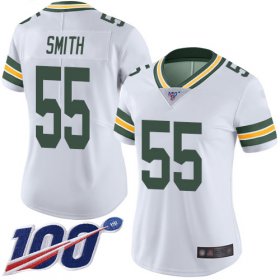 Wholesale Cheap Nike Packers #55 Za\'Darius Smith White Women\'s Stitched NFL 100th Season Vapor Limited Jersey