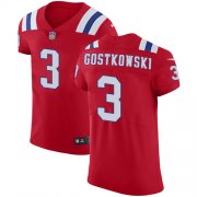 Wholesale Cheap Nike Patriots #3 Stephen Gostkowski Red Alternate Men's Stitched NFL Vapor Untouchable Elite Jersey