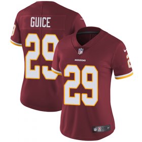 Wholesale Cheap Nike Redskins #29 Derrius Guice Burgundy Red Team Color Women\'s Stitched NFL Vapor Untouchable Limited Jersey