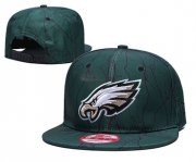 Wholesale Cheap Eagles Team Logo Green Adjustable Hat TX