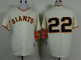 Wholesale Cheap Giants #22 Will Clark Cream Home Cool Base Stitched MLB Jersey