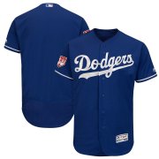 Wholesale Cheap Dodgers Blank Royal 2019 Spring Training Flex Base Stitched MLB Jersey