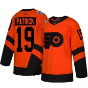 Wholesale Cheap Adidas Flyers #19 Nolan Patrick Orange Authentic 2019 Stadium Series Stitched Youth NHL Jersey