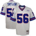 Wholesale Cheap Youth New York Giants #56 Lawrence Taylor Mitchell & Ness Platinum NFL 100 Retired Player Legacy Jersey