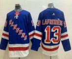 Wholesale Cheap Men's New York Rangers #13 Alexis Lafreniere Royal Blue Adidas Hockey Stitched NHL Jersey