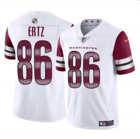 Cheap Men\'s Washington Commanders #86 Zach Ertz White Vapor Limited Football Stitched Jersey
