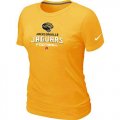 Wholesale Cheap Women's Nike Jacksonville Jaguars Critical Victory NFL T-Shirt Yellow