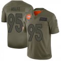 Wholesale Cheap Nike Broncos #95 Derek Wolfe Camo Men's Stitched NFL Limited 2019 Salute To Service Jersey