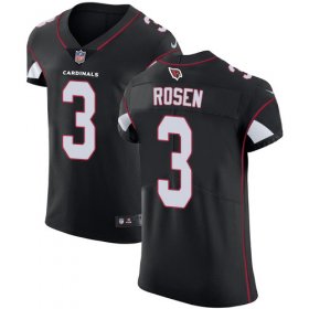 Wholesale Cheap Nike Cardinals #3 Josh Rosen Black Alternate Men\'s Stitched NFL Vapor Untouchable Elite Jersey