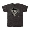 Wholesale Cheap Men's Pittsburgh Penguins Black Rink Warrior T-Shirt