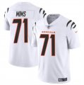 Cheap Men's Cincinnati Bengals #71 Amarius Mims White 2024 Draft Vapor Untouchable Limited Football Stitched Jersey