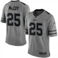 Wholesale Cheap Nike Bills #25 LeSean McCoy Gray Men's Stitched NFL Limited Gridiron Gray Jersey