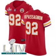 Wholesale Cheap Nike Chiefs #92 Tanoh Kpassagnon Red Super Bowl LIV 2020 Team Color Men's Stitched NFL Vapor Untouchable Elite Jersey