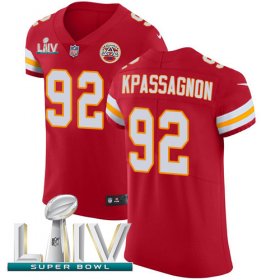 Wholesale Cheap Nike Chiefs #92 Tanoh Kpassagnon Red Super Bowl LIV 2020 Team Color Men\'s Stitched NFL Vapor Untouchable Elite Jersey