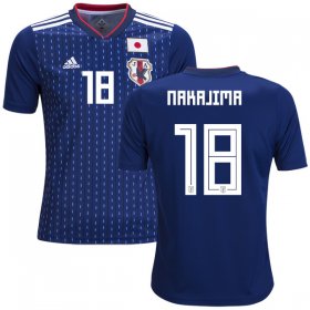 Wholesale Cheap Japan #18 Nakajima Home Kid Soccer Country Jersey