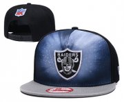 Wholesale Cheap Raiders Team Logo Black Gray Adjustable Hat GS