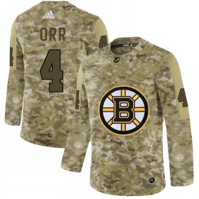 Wholesale Cheap Adidas Bruins #4 Bobby Orr Camo Authentic Stitched NHL Jersey