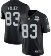 Wholesale Cheap Men's Las Vegas Raiders #83 Darren Waller Black 2020 Inaugural Season Vapor Limited Stitched Jersey