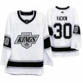Wholesale Cheap Los Angeles Kings #30 Rogie Vachon Men's Adidas 2019-20 Heritage White Throwback 90s NHL Jersey