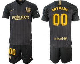 Wholesale Cheap Barcelona Personalized Black Soccer Club Jersey