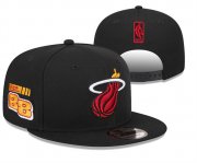 Cheap Miami Heat Stitched Snapback Hats 045