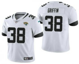 Wholesale Cheap Men\'s Jacksonville Jaguars #38 Shaquill Griffin White 2021 Vapor Untouchable Stitched NFL Nike Limited Jersey