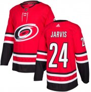 Wholesale Cheap Men's Carolina Hurricanes #24 Seth Jarvis Red Stitched Jersey