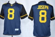 Wholesale Cheap West Virginia Mountaineers #8 Karl Joseph 2013 Navy Blue Limited Jersey