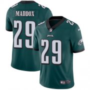 Wholesale Cheap Nike Eagles #29 Avonte Maddox Midnight Green Team Color Men's Stitched NFL Vapor Untouchable Limited Jersey
