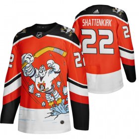 Wholesale Cheap Anaheim Ducks #22 Kevin Shattenkirk Red Men\'s Adidas 2020-21 Reverse Retro Alternate NHL Jersey