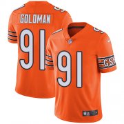 Wholesale Cheap Nike Bears #91 Eddie Goldman Orange Men's Stitched NFL Limited Rush Jersey