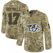 Wholesale Cheap Adidas Predators #17 Scott Hartnell Camo Authentic Stitched NHL Jersey
