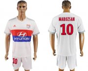 Wholesale Cheap Lyon #10 Marozsan Home Soccer Club Jersey