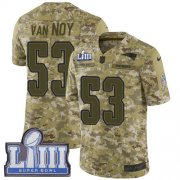 Wholesale Cheap Nike Patriots #53 Kyle Van Noy Camo Super Bowl LIII Bound Men's Stitched NFL Limited 2018 Salute To Service Jersey