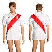 Wholesale Cheap Peru Blank Home Soccer Country Jersey