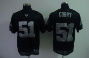 Wholesale Cheap Raiders #51 Aaron Curry Black Stitched NFL Jersey